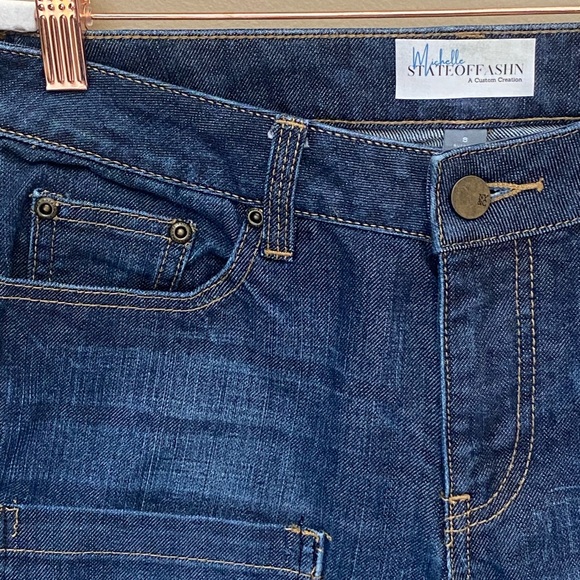 @STATEOFFASHN “Patch~Ready” custom Bermuda short - Picture 4 of 7